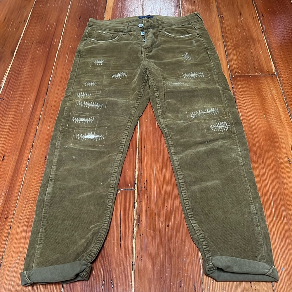 ZARA man tan corduroy pant. 30x30 Like new!